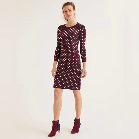 BODEN Holly Knitted Dress